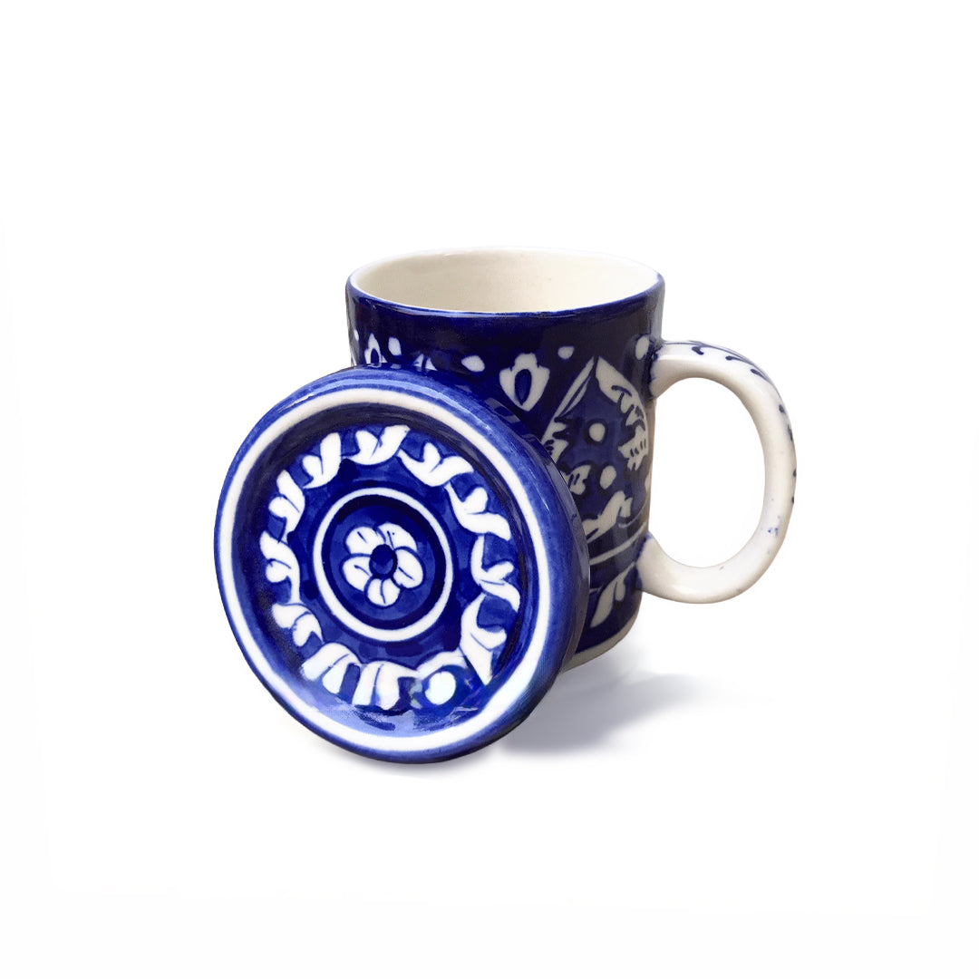 Auralite Blue Felicity Cover Mug