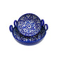 Set Of 2 Blue Felicity Ceramic Karahi