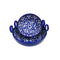 Set Of 2 Blue Felicity Ceramic Karahi