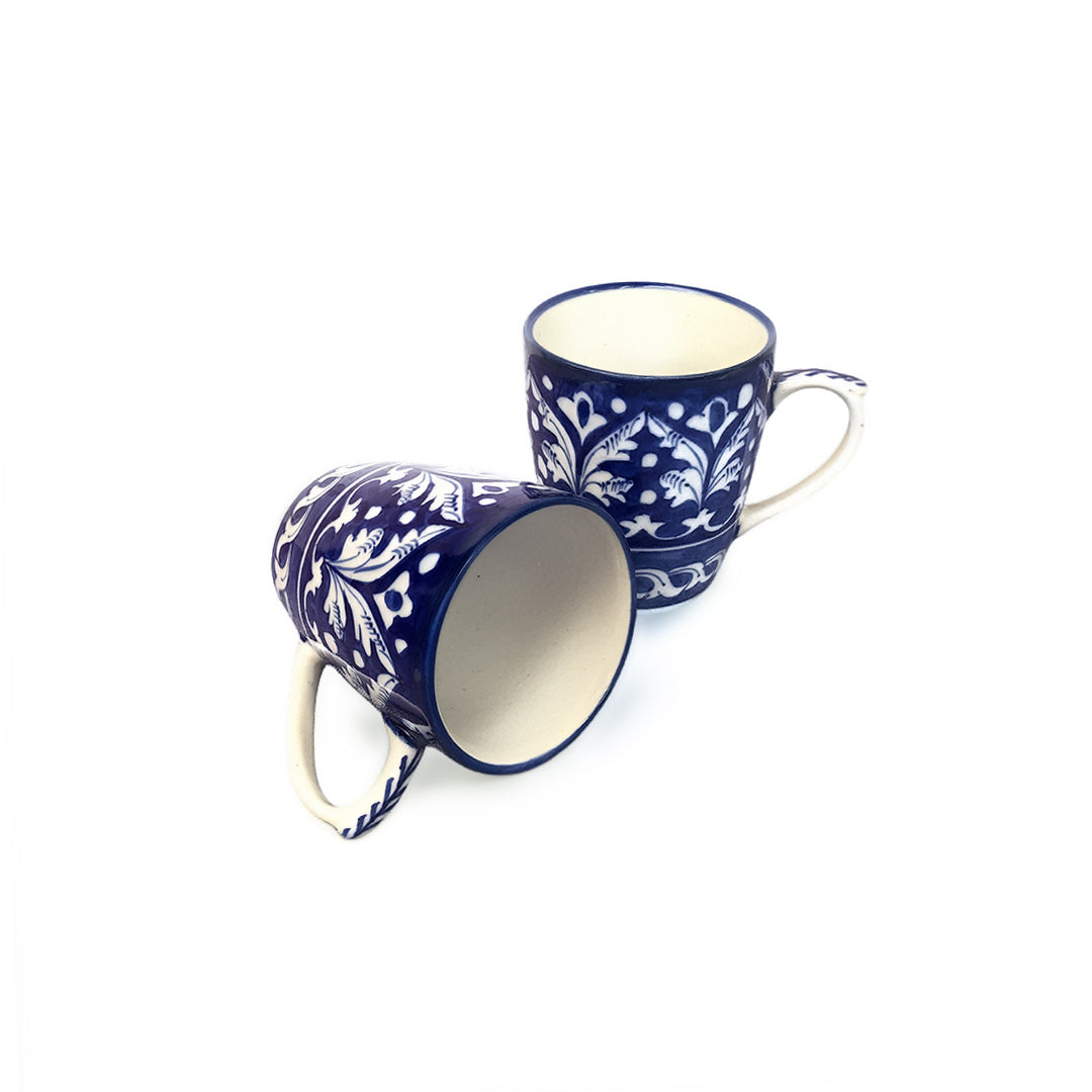 Auralite Blue Felicity Large Mug Set of 2