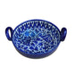 Set Of 2 Serina Blue Ceramic Karahi