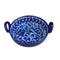 Set Of 2 Serina Blue Ceramic Karahi
