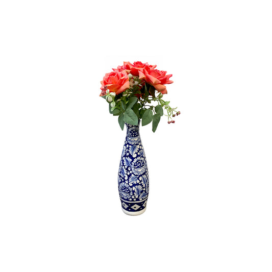 Blue Flower Long Vase