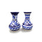 Set of 2 Blue Felicity Small Vase