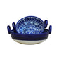Set Of 2 Serina Blue Ceramic Karahi