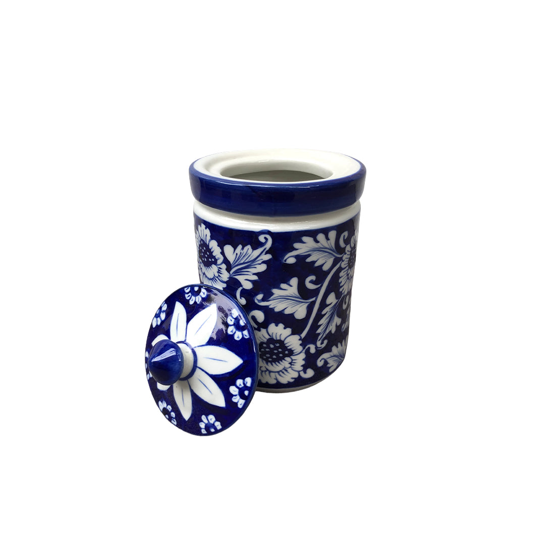Auralite Blue Flower Medium Jar