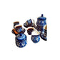 Auralite Blue Felicity Tea Set